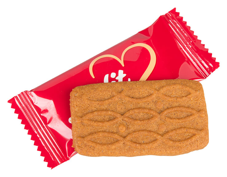 Kaffeegebäck Lov'it Karamell, vegan - Biscate welcome cookies (200 Stück)