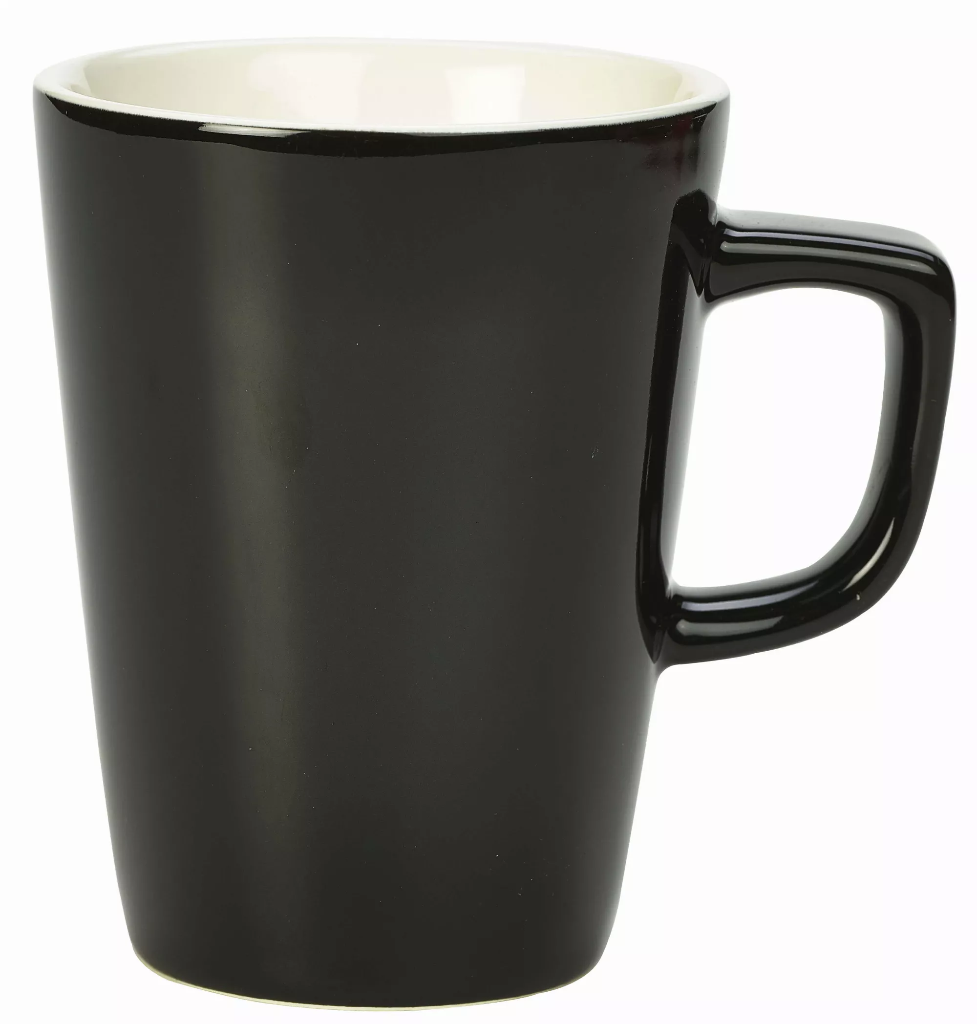 Henkelbecher schwarz - 340ml (6 Stk.) Henkelbecher schwarz - 340ml (6 Stk.)