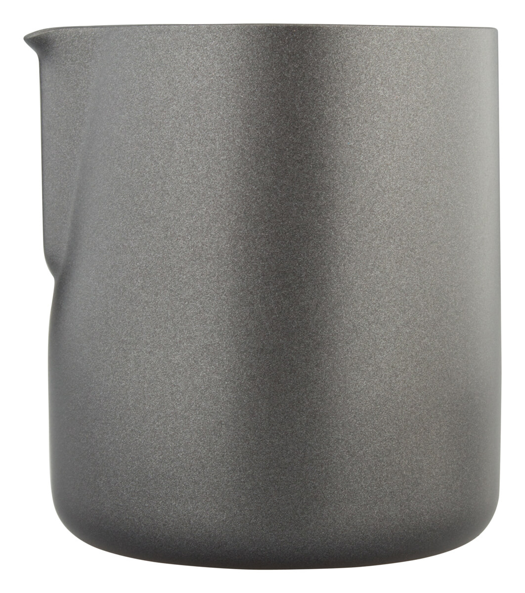 Mini Milchgießer, Metall, Antihaftbeschichtung schwarz - 150ml