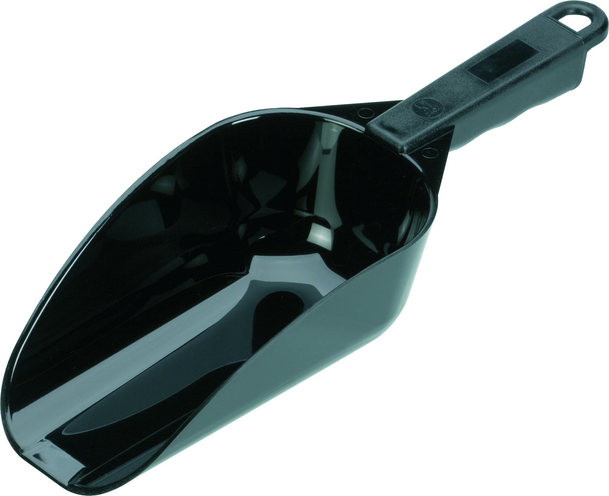 Eisschaufel, Polycarbonat schwarz - 0,35l