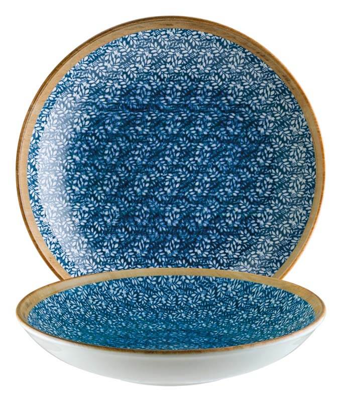 Bonna Lupin Bloom Teller tief 23cm blau - 6 Stück Bonna Lupin Bloom Teller tief 23cm blau - 6 Stück