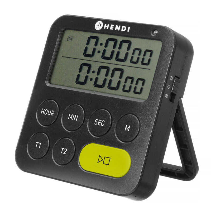 Timer doppelt / Küchentimer - ABS-Kunststoff