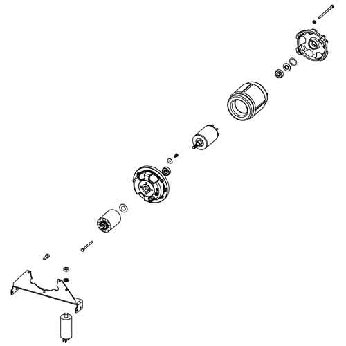Getriebemotor komplett 230V - Santos #53 (53200)