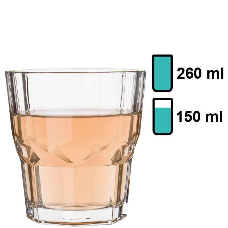 Wasserglas Serenity, Pasabahce - 260ml (1 Stk.) Wasserglas Serenity, Pasabahce - 260ml (1 Stk.)