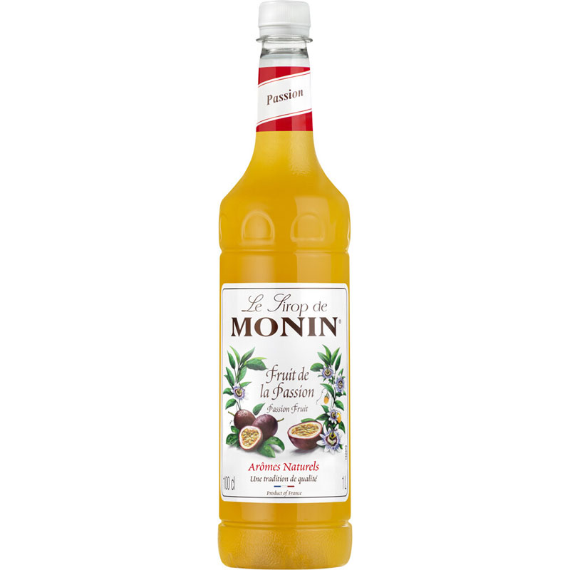 Maracuja Passionsfrucht - Monin Sirup, PET-Flasche (1,0l) Maracuja Passionsfrucht - Monin Sirup, PET-Flasche (1,0l)
