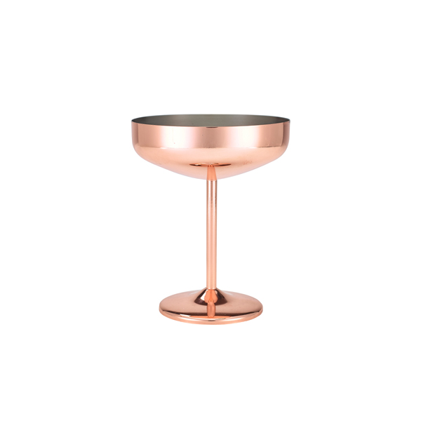 Cocktailschale Edelstahl kupferfarben - 300ml Cocktailschale Edelstahl kupferfarben - 300ml