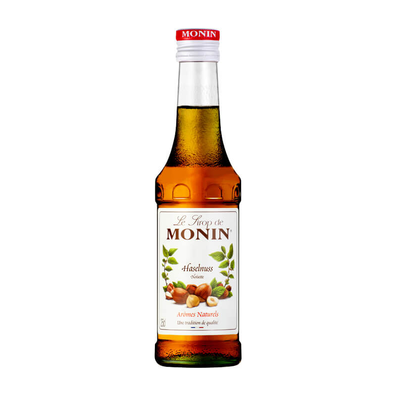 Haselnuss - Monin Sirup Kleinflasche (0,25l) Haselnuss - Monin Sirup Kleinflasche (0,25l)