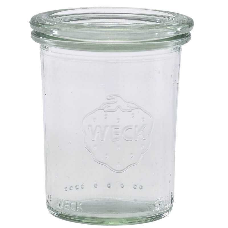 Mini WECK-Glas mit Deckel - 160ml / 6x8cm (12 Stk.) Mini WECK-Glas mit Deckel - 160ml / 6x8cm (12 Stk.)