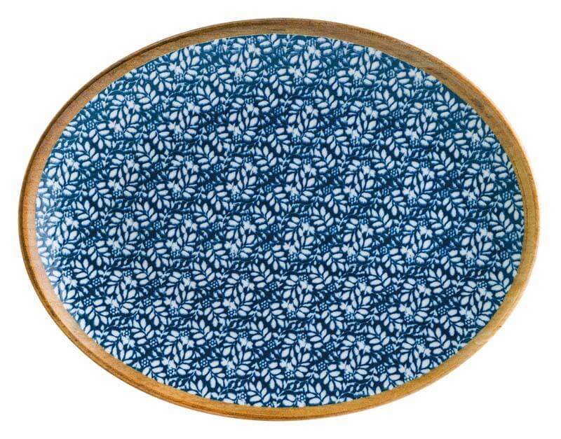 Bonna Lupin Moove Platte oval 31x24cm blau - 6 Stück Bonna Lupin Moove Platte oval 31x24cm blau - 6 Stück