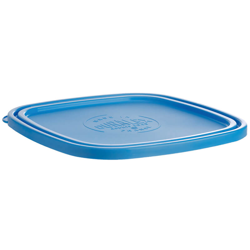 PE-Deckel blau Lys Carré, Duralex - 20,1x20,1cm (1 Stk.)