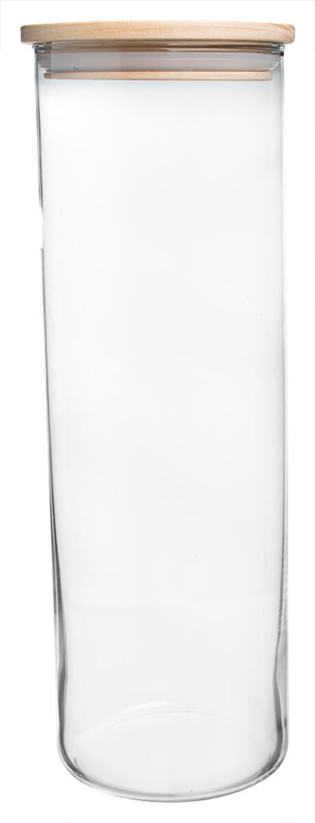 Vorratsglas mit Holzdeckel, Simax - 2,0l