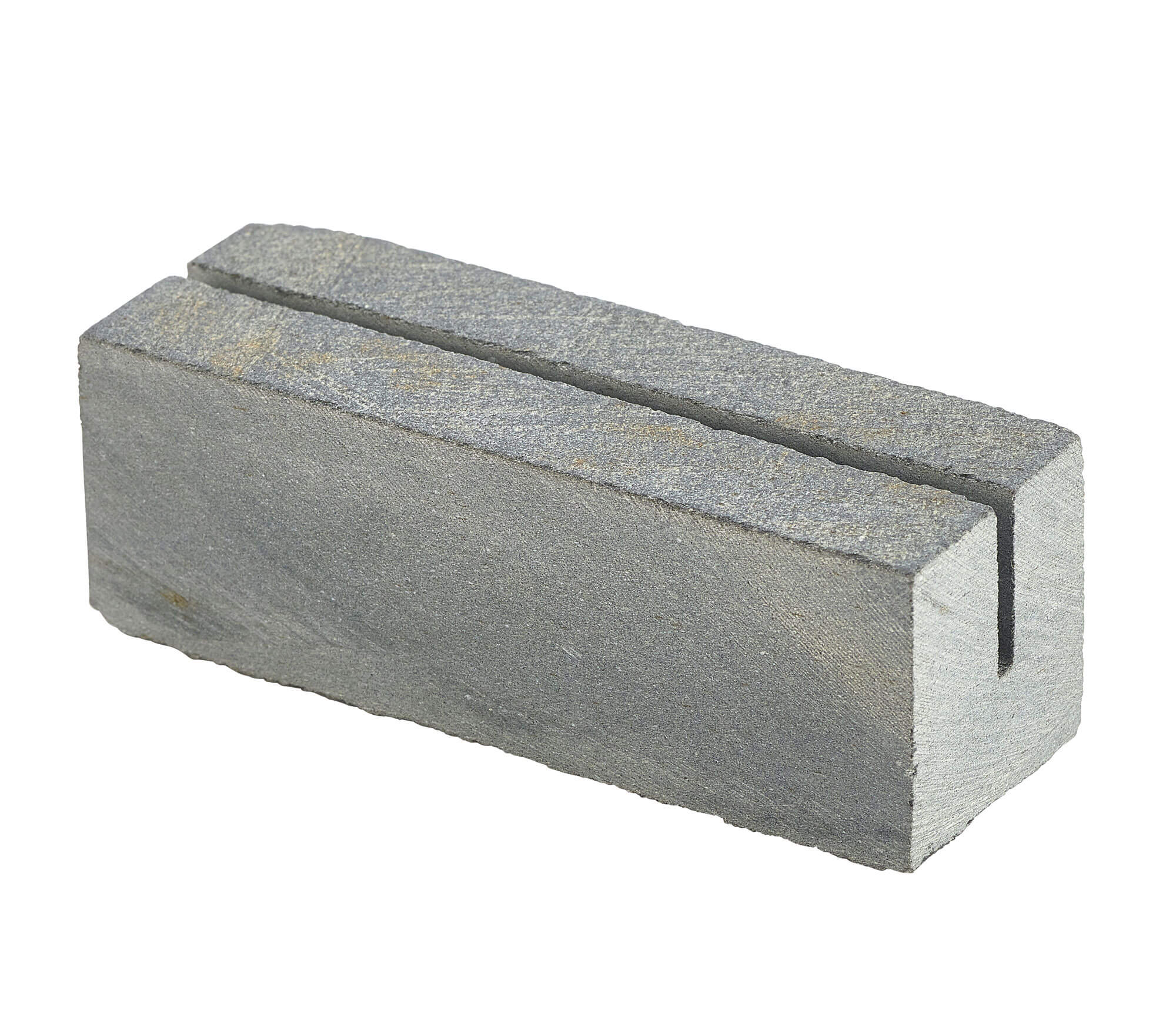 Kartenhalter länglich, Schiefer - 9x3x3cm