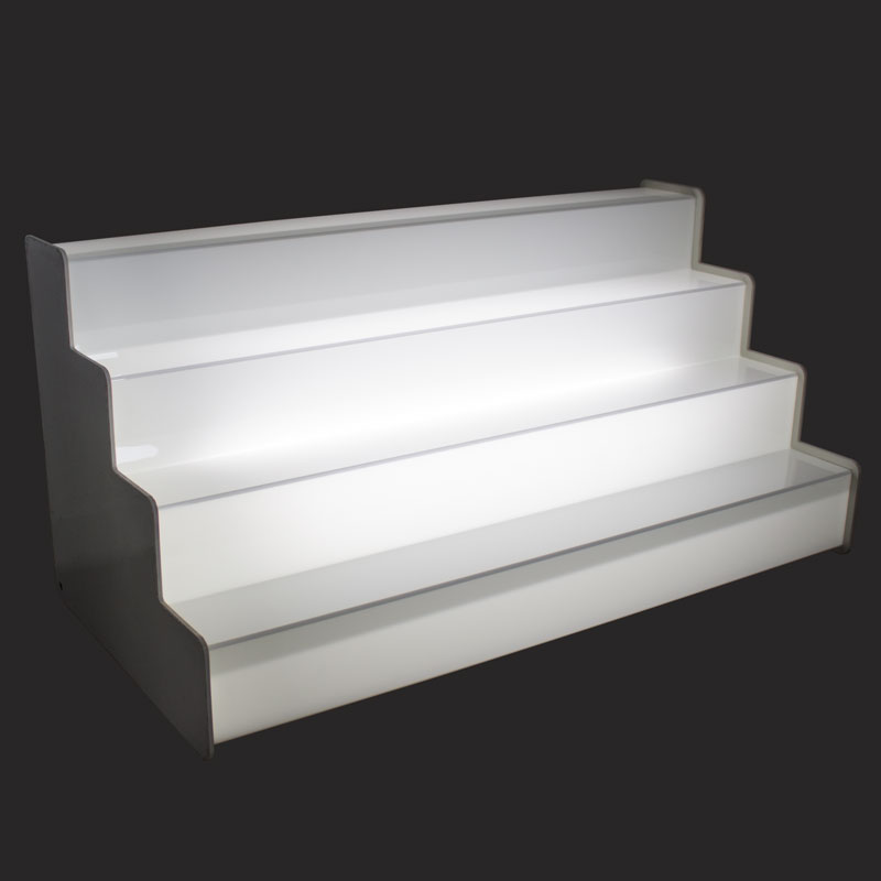 Flaschentreppe 1000x440mm - LED bunt Flaschentreppe 1000x440mm - LED bunt