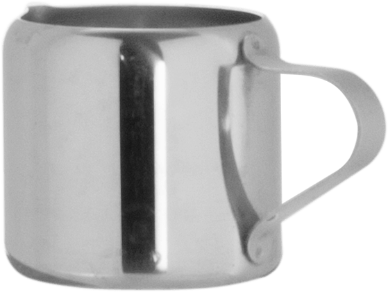 Milchgießer / Sahnekännchen, Edelstahl - 0,05l