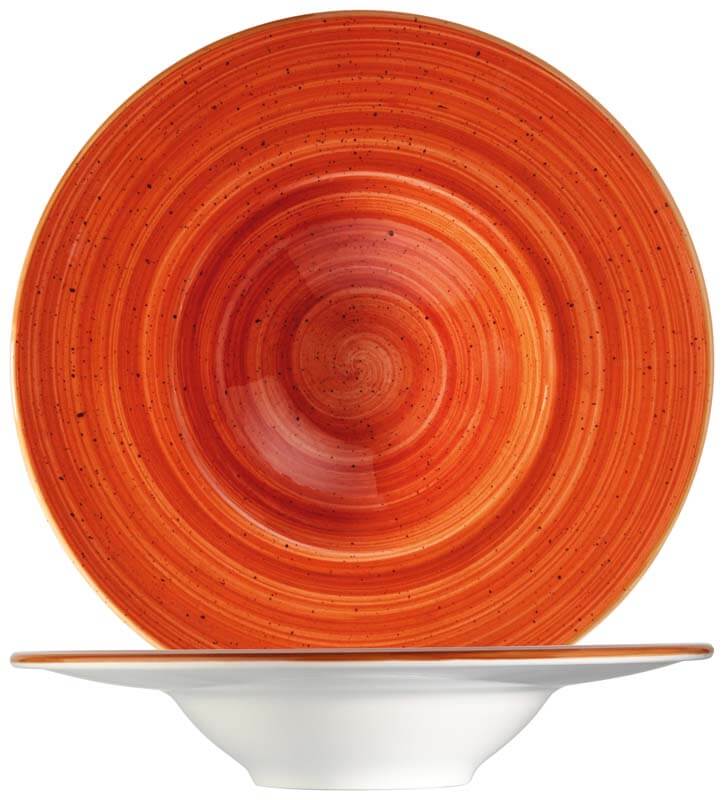 Bonna Aura Terracotta Banquet Pastateller 28cm orange - 6 Stück Bonna Aura Terracotta Banquet Pastateller 28cm orange - 6 Stück