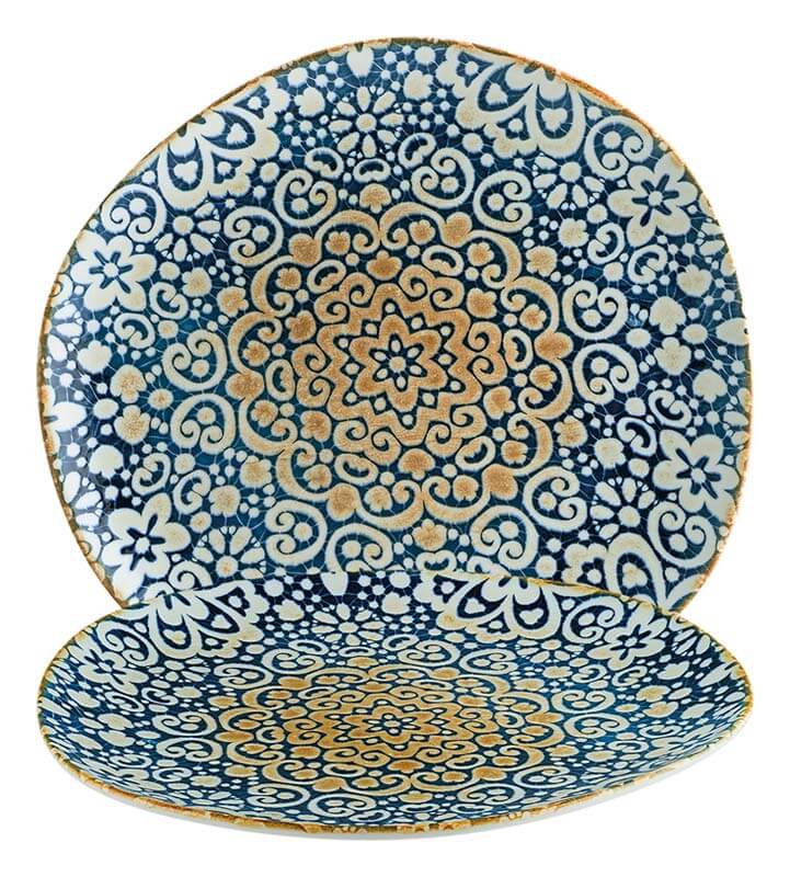 Bonna Alhambra Vago Teller flach 29cm blau - 6 Stück
