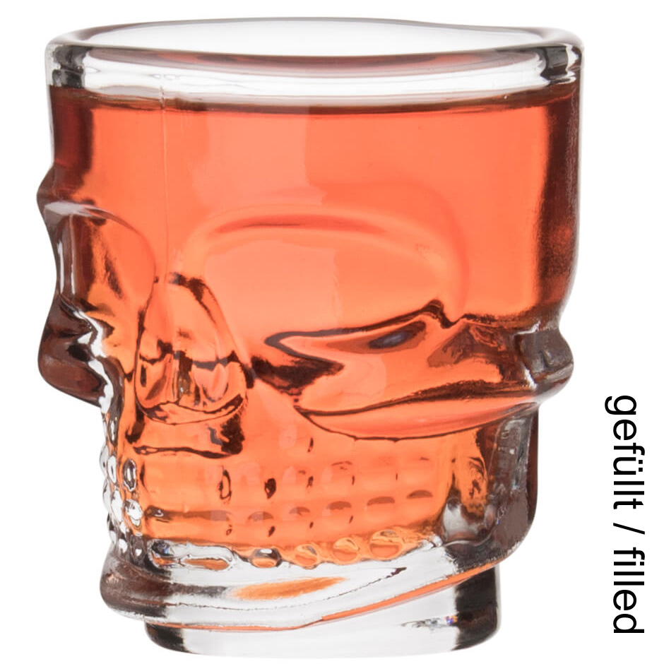 Totenkopf Skull Shot Glas, Prime Bar - 50ml (1 Stk.)