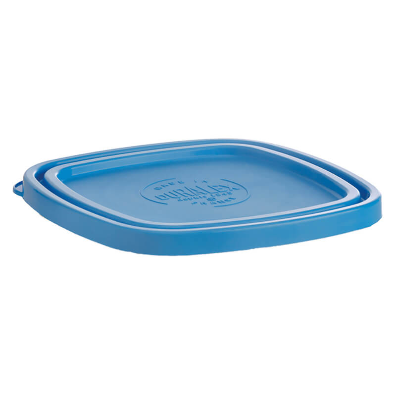 PE-Deckel blau Lys Carré, Duralex - 14,1x14,1cm (1 Stk.)