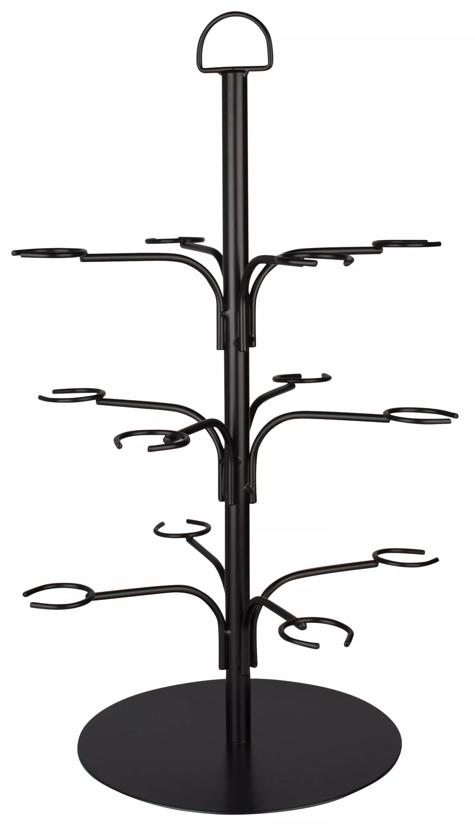 Cocktailbaum für 12 Gläser - schwarz Cocktailbaum für 12 Gläser - schwarz