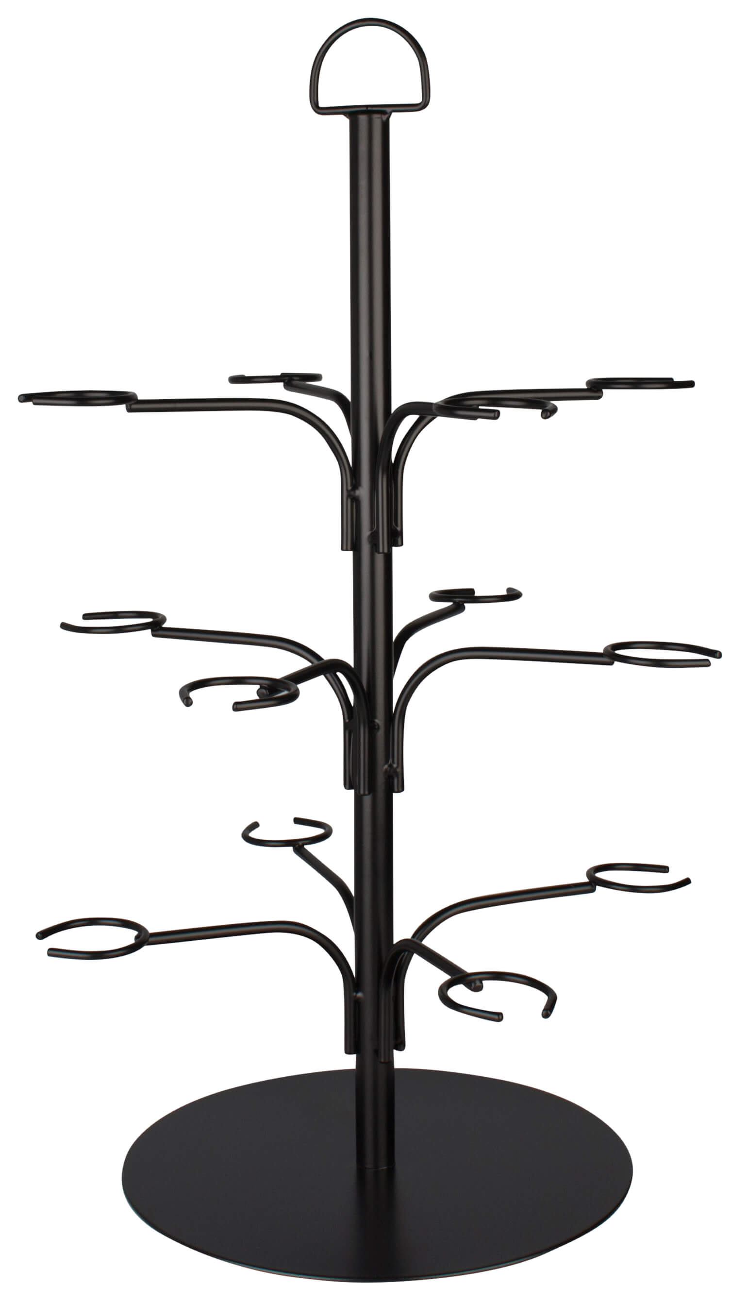 Cocktailbaum für 12 Gläser - schwarz