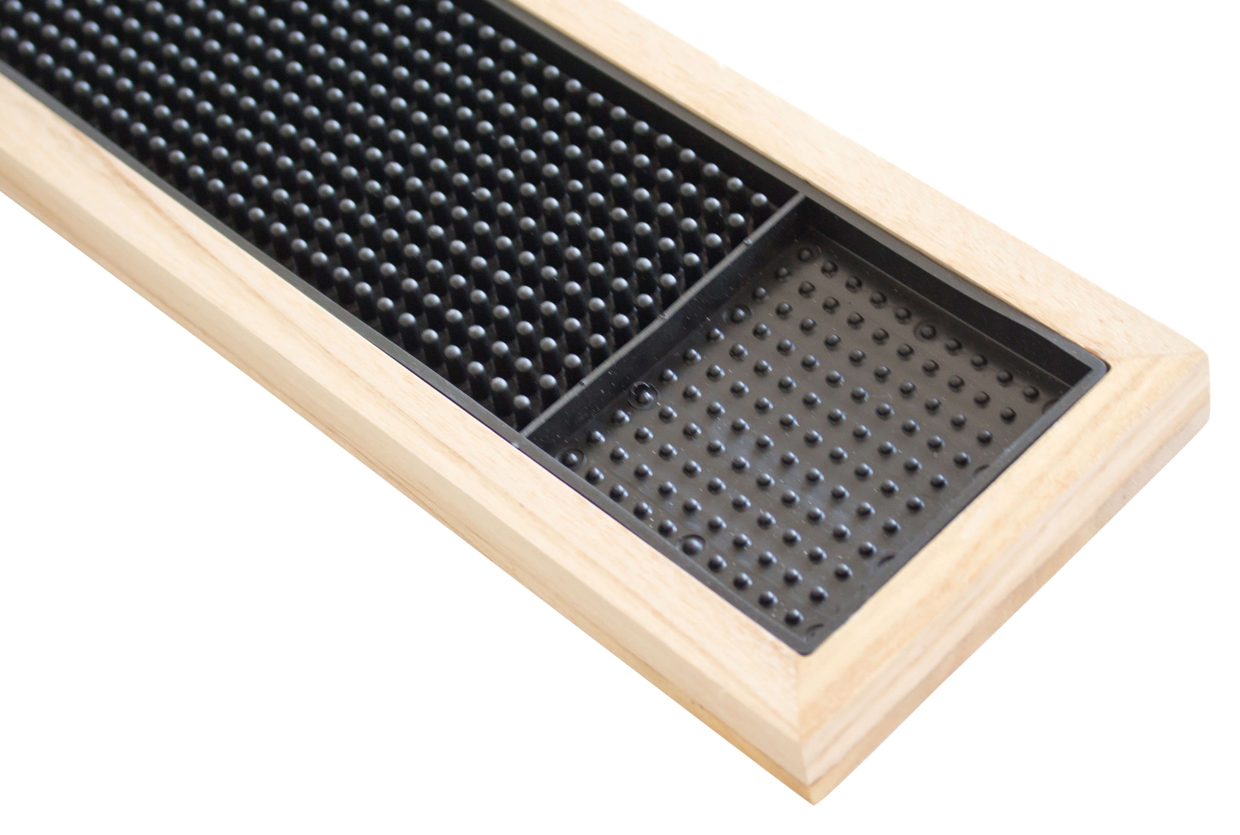 Barmatte PVC mit Holzrahmen - 62x11cm Barmatte PVC mit Holzrahmen - 62x11cm