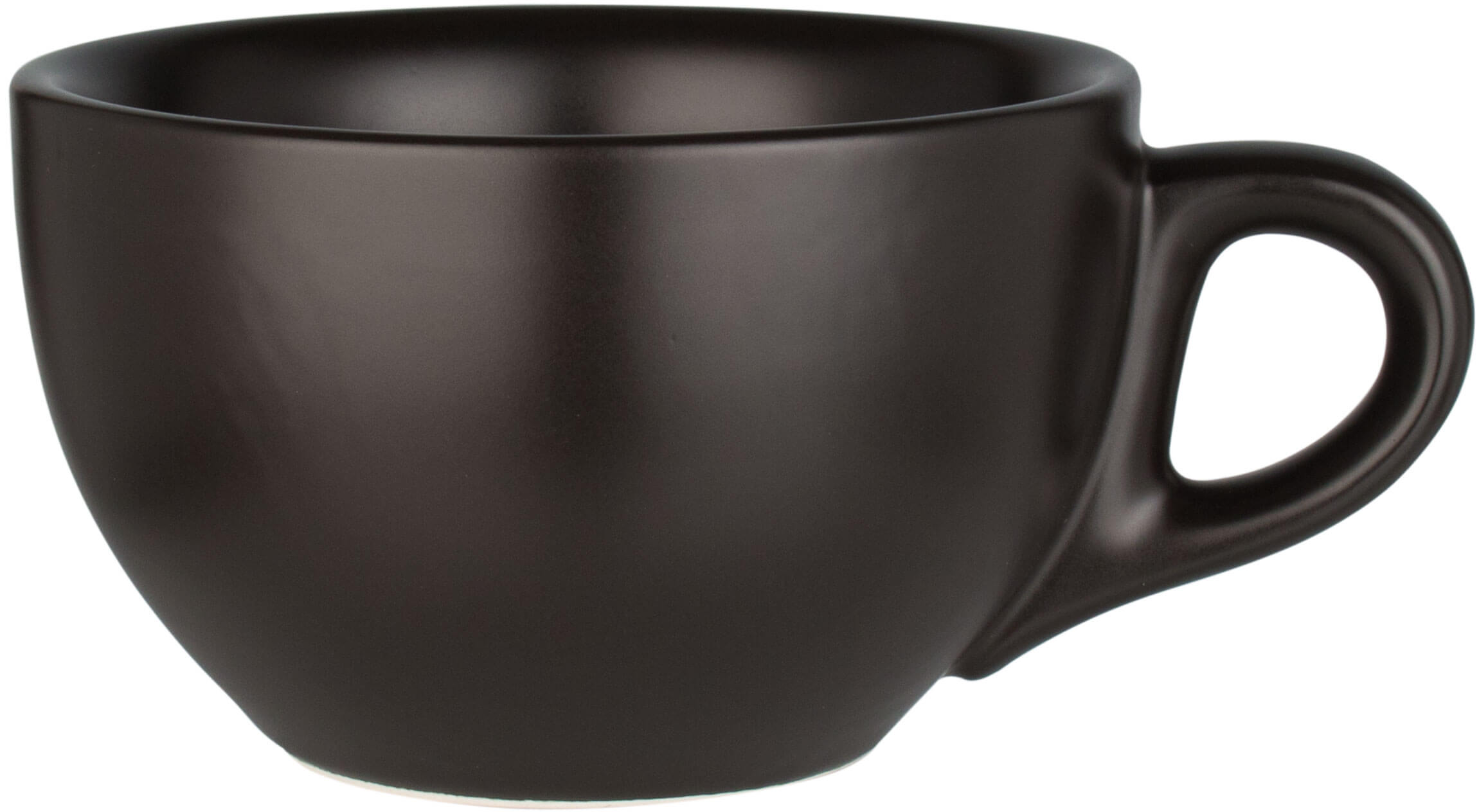 Kaffeetasse & Untertasse Barista, Porzellan schwarz - 260ml (je 12 Stk.)