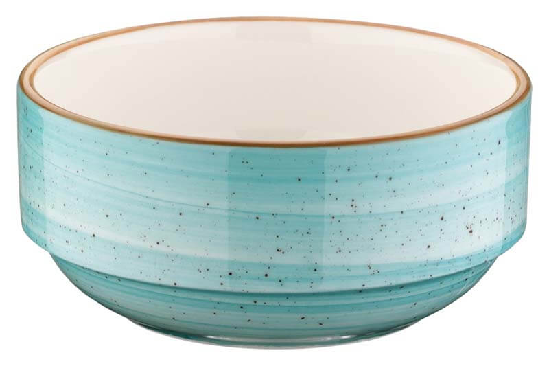 Bonna Aura Aqua Banquet Stapelschale 12cm, 35cl türkis - 12 Stück Bonna Aura Aqua Banquet Stapelschale 12cm, 35cl türkis - 12 Stück