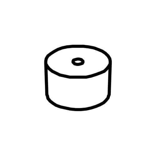 09430 - Santos #9 - Gummifuß D 25 x 15