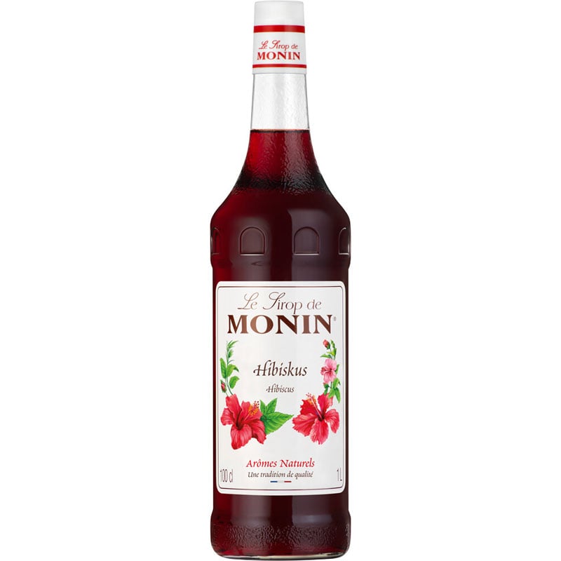 Hibiskus - Monin Sirup (1,0l) - MHD 11/2025
