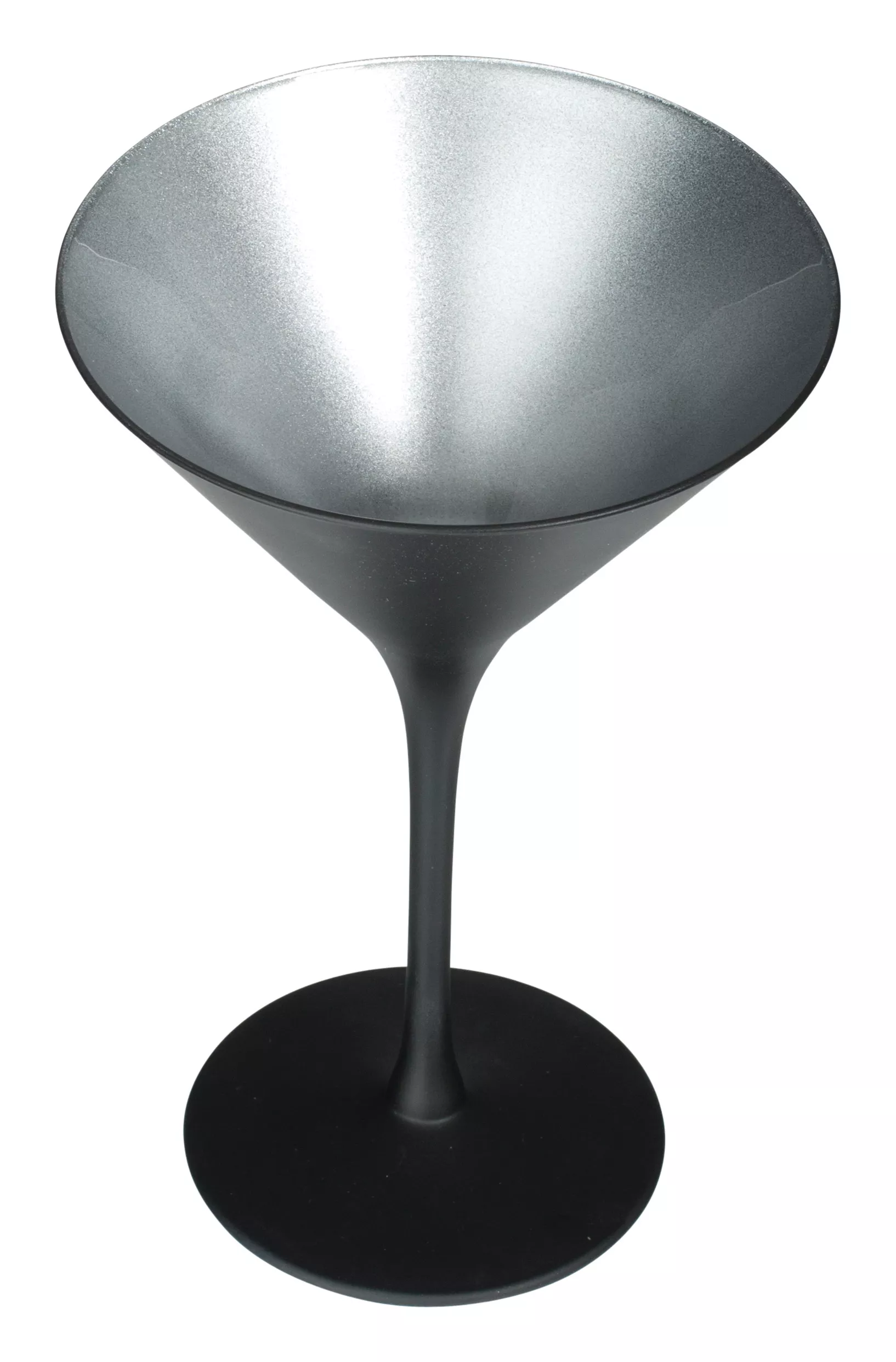 Martiniglas, matt schwarz/silber, Elements Stölzle - 240ml (1 Stk.) Martiniglas, matt schwarz/silber, Elements Stölzle - 240ml (1 Stk.)