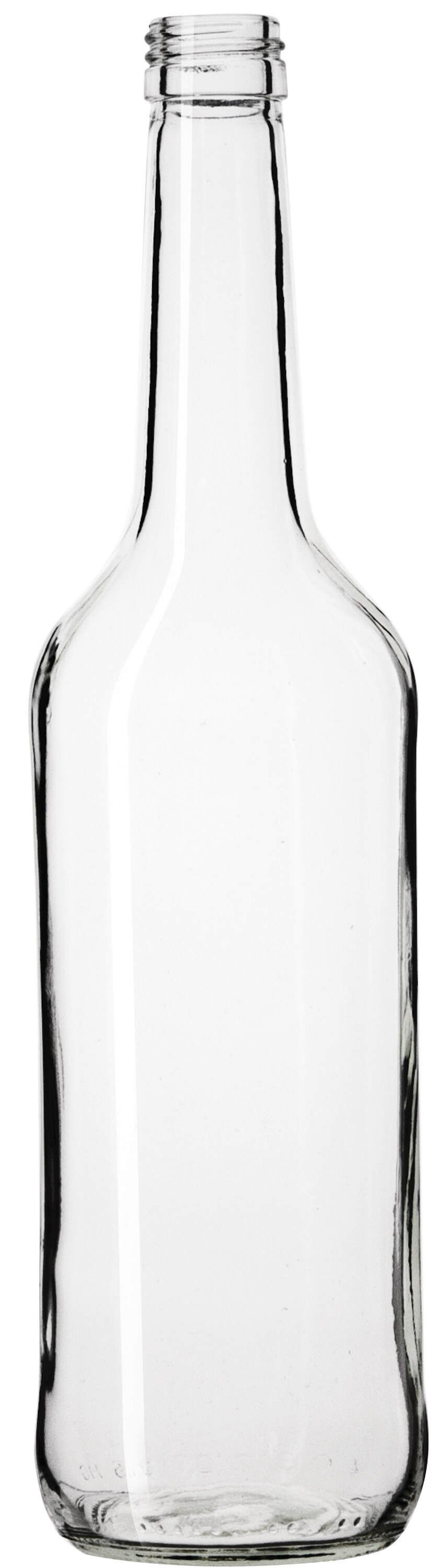 Glasflasche Geradhals klar - 700ml