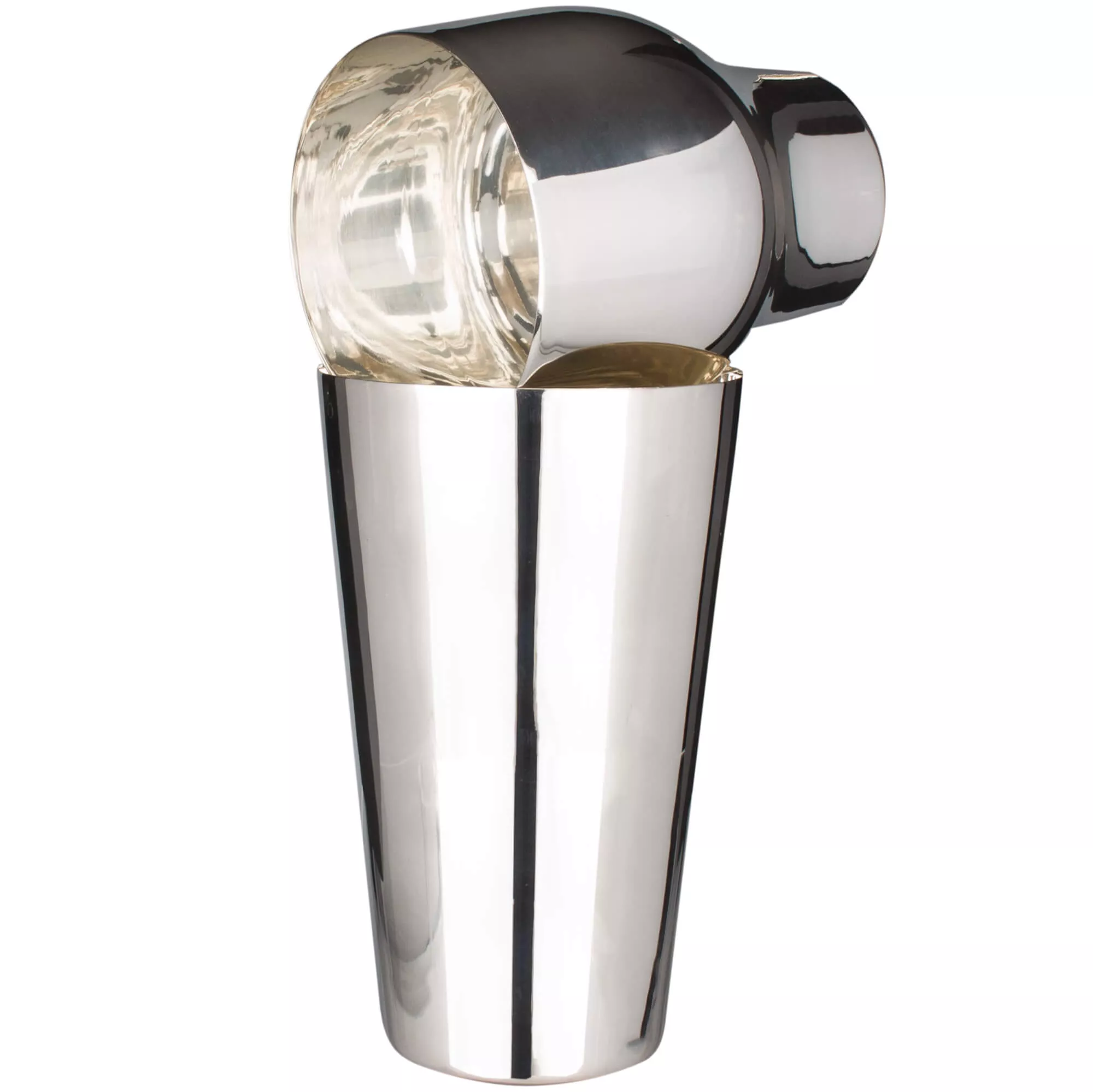 Cocktail Shaker, zweiteilig, Messing, Silber überzogen - 700ml Cocktail Shaker, zweiteilig, Messing, Silber überzogen - 700ml