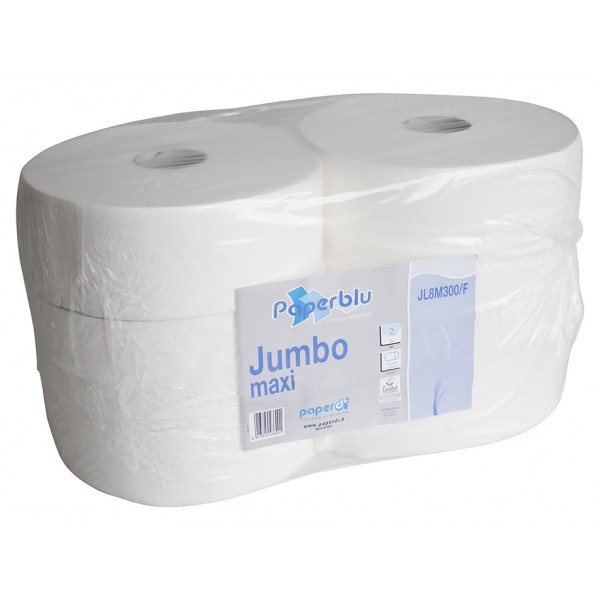 Jumbo Toilettenpapier, 2lg. - hochweiß (6 Stk.)