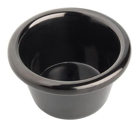 Dipschale Melamin, schwarz - 85ml Dipschale Melamin, schwarz - 85ml
