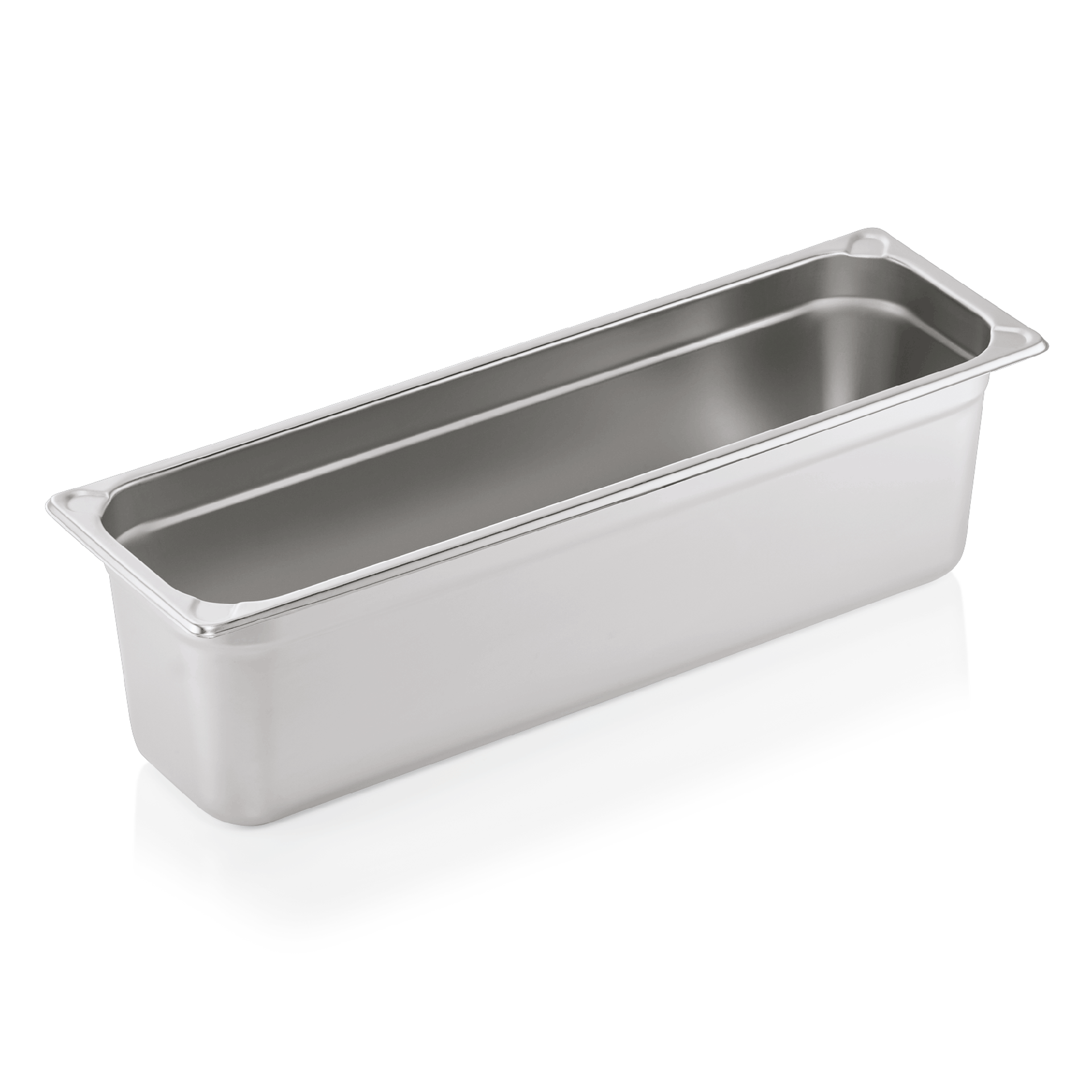 GN 2/4 Behälter, U-Ecken, CNS - H 15cm (Serie GN CORE) GN 2/4 Behälter, U-Ecken, CNS - H 15cm (Serie GN CORE)