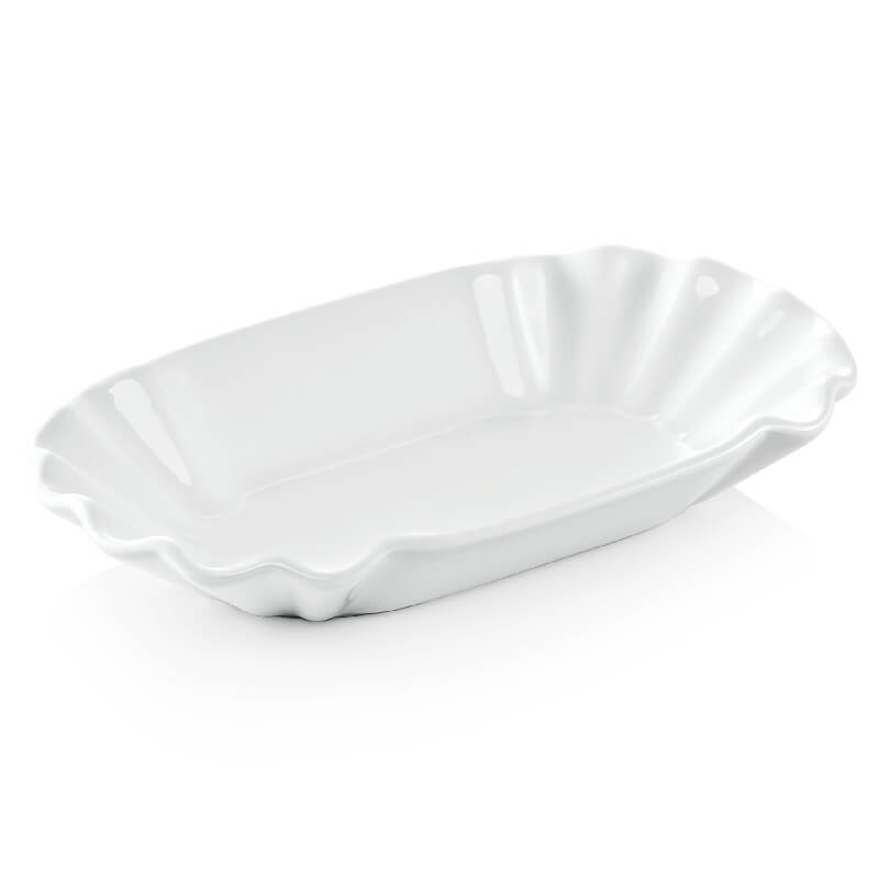 Pommesschale Porzellan weiß - 20x11x3cm (6 Stk.) Pommesschale Porzellan weiß - 20x11x3cm (6 Stk.)