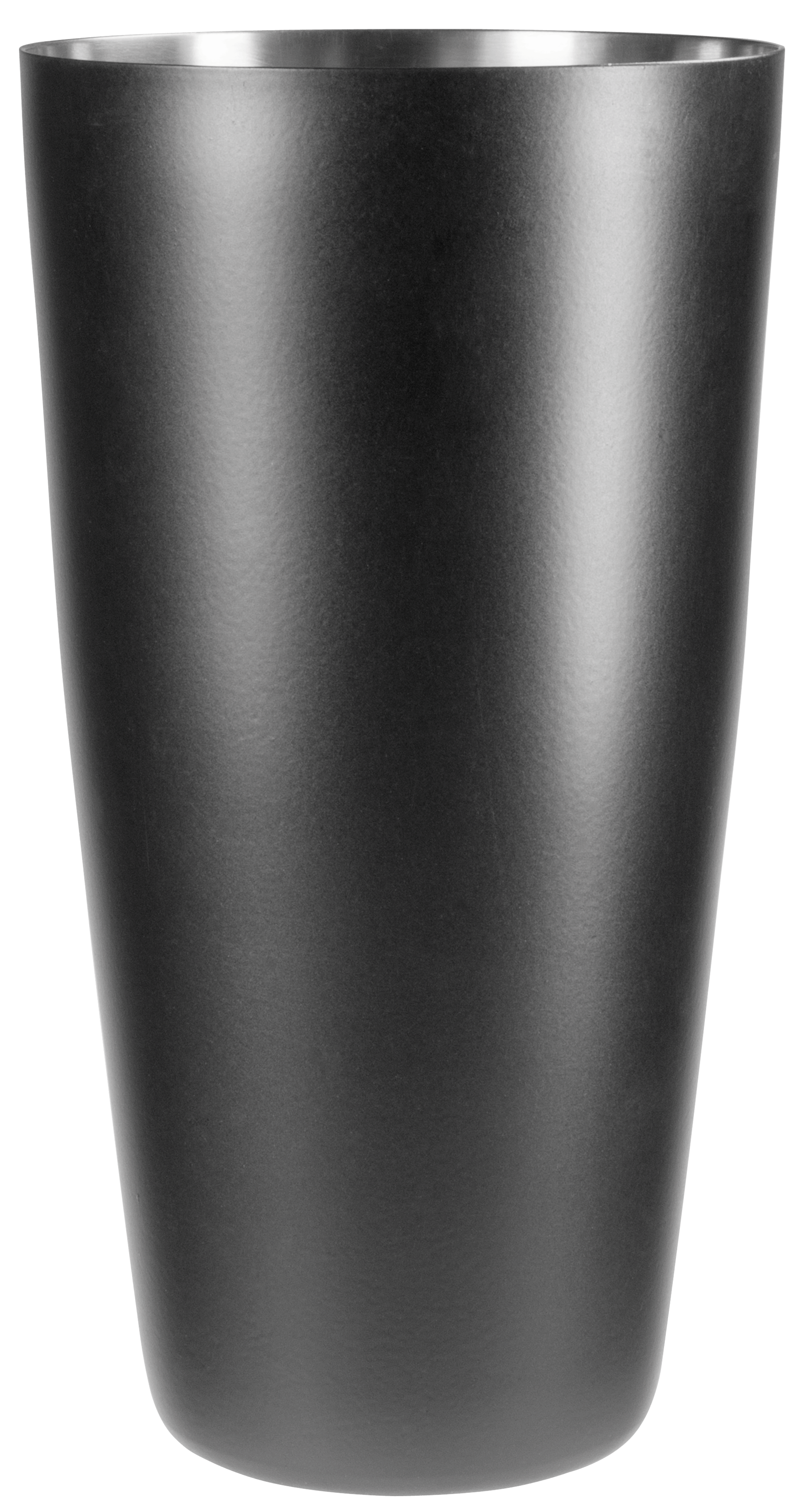 Boston Shaker, pulverbeschichteter Edelstahl - schwarz (850ml)