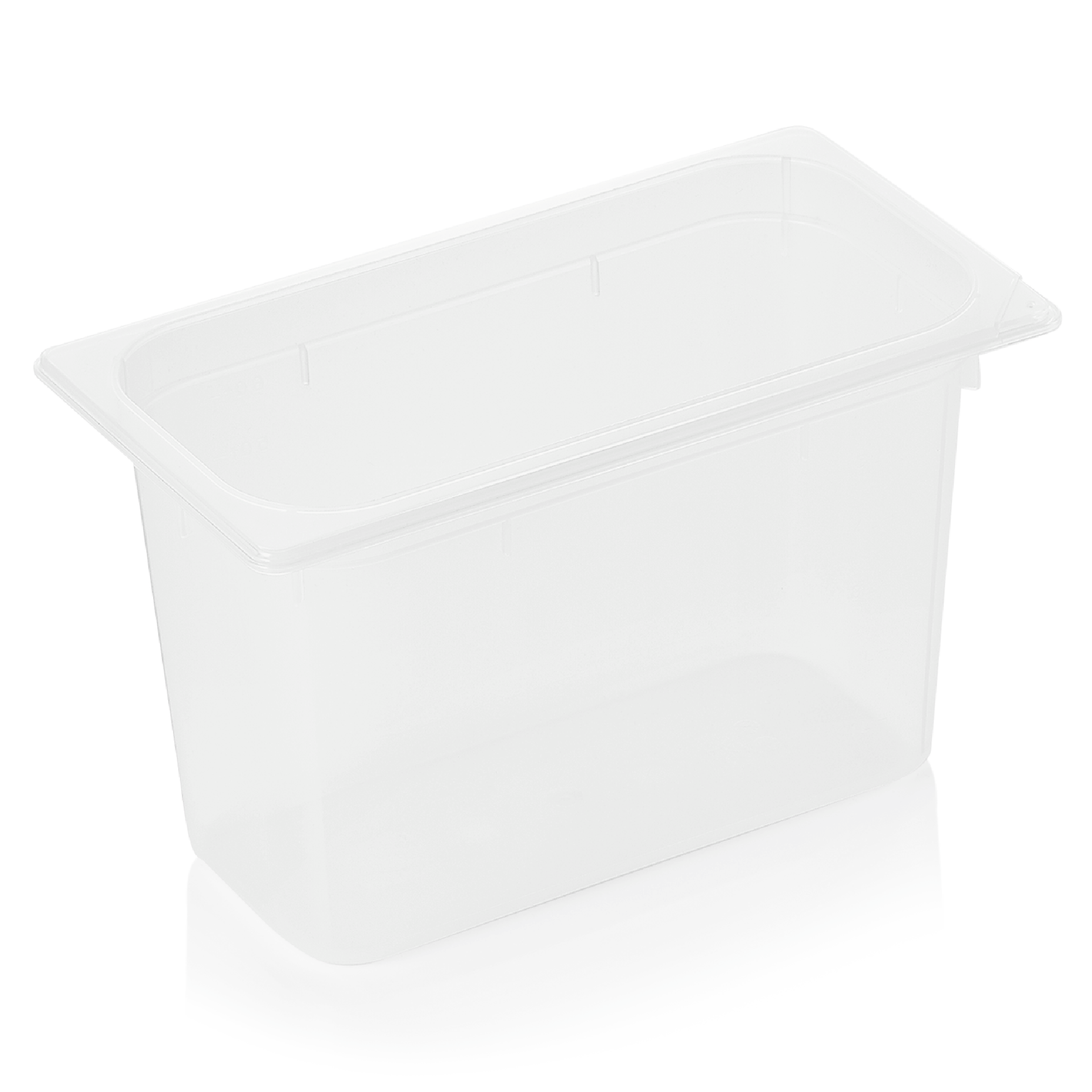 GN 1/3 Behälter mit Skalierung, Polypropylen - H 20cm (Serie GN 89) GN 1/3 Behälter mit Skalierung, Polypropylen - H 20cm (Serie GN 89)