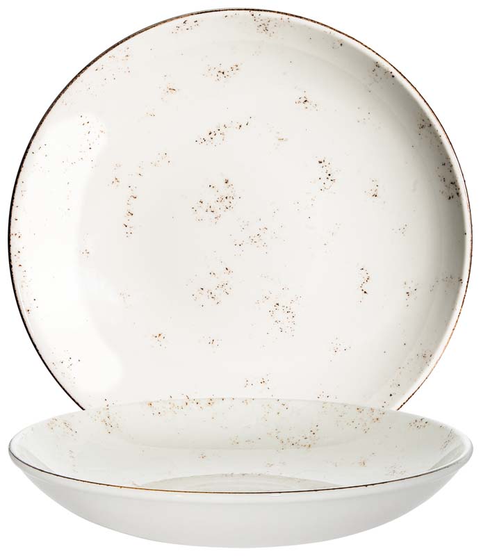 Bonna Grain Bloom Teller tief 23cm creme - 6 Stück Bonna Grain Bloom Teller tief 23cm creme - 6 Stück