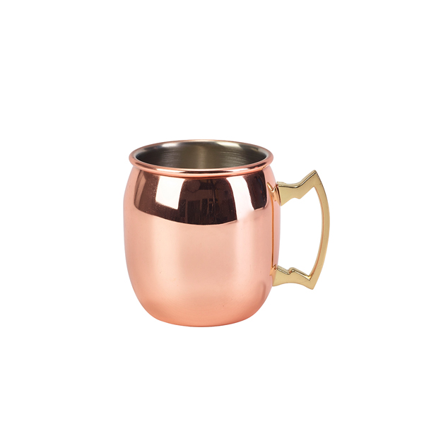 Moscow Mule Becher Edelstahl kupferfarben - 400ml Moscow Mule Becher Edelstahl kupferfarben - 400ml