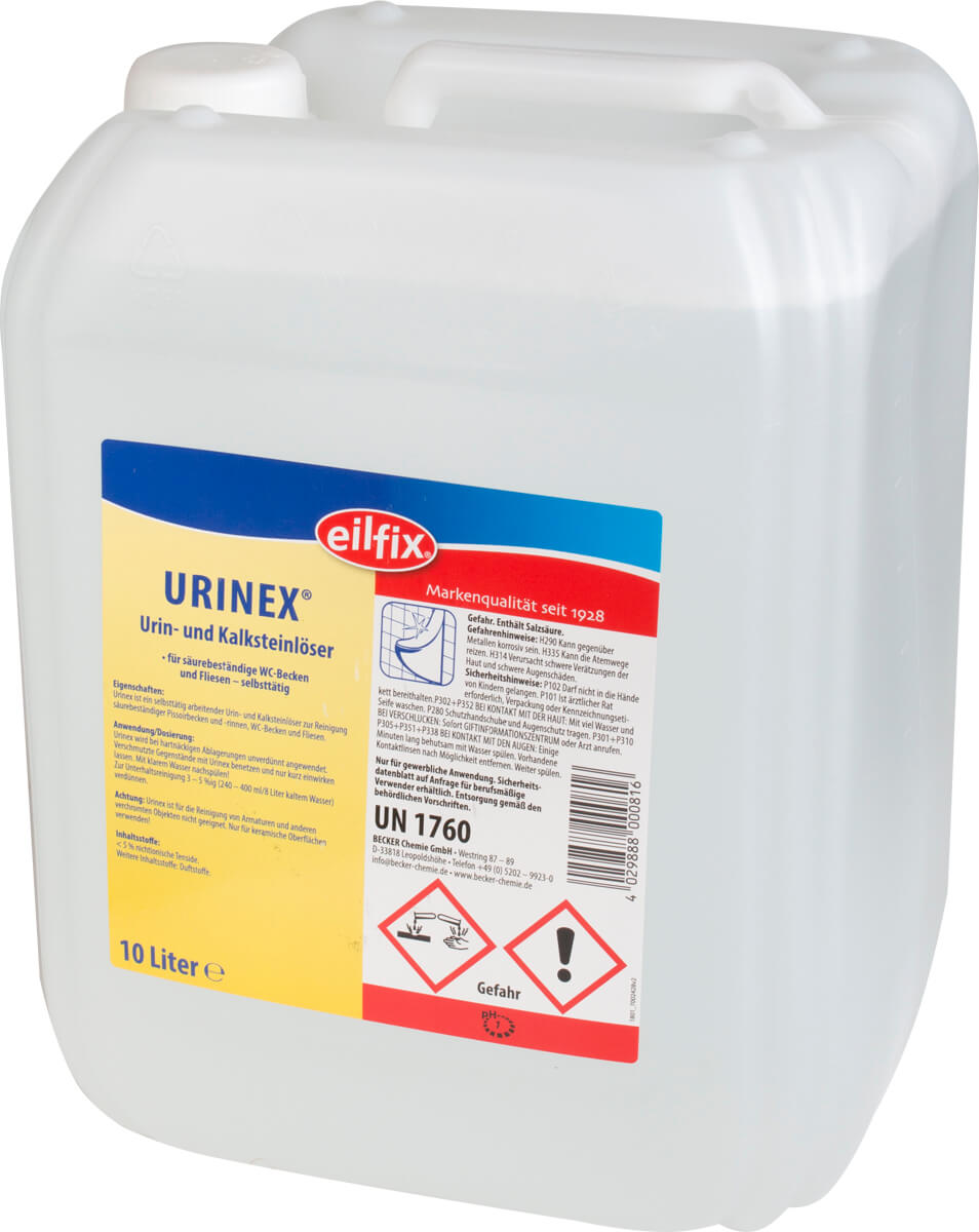 Urinex Urin- und Kalksteinentferner flüssig, Eilfix - 10,0l
