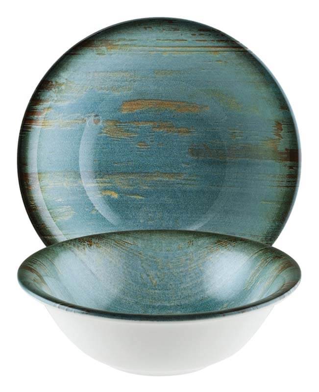 Bonna Madera Mint Gourmet Schale 16cm, 40cl blau - 12 Stück Bonna Madera Mint Gourmet Schale 16cm, 40cl blau - 12 Stück