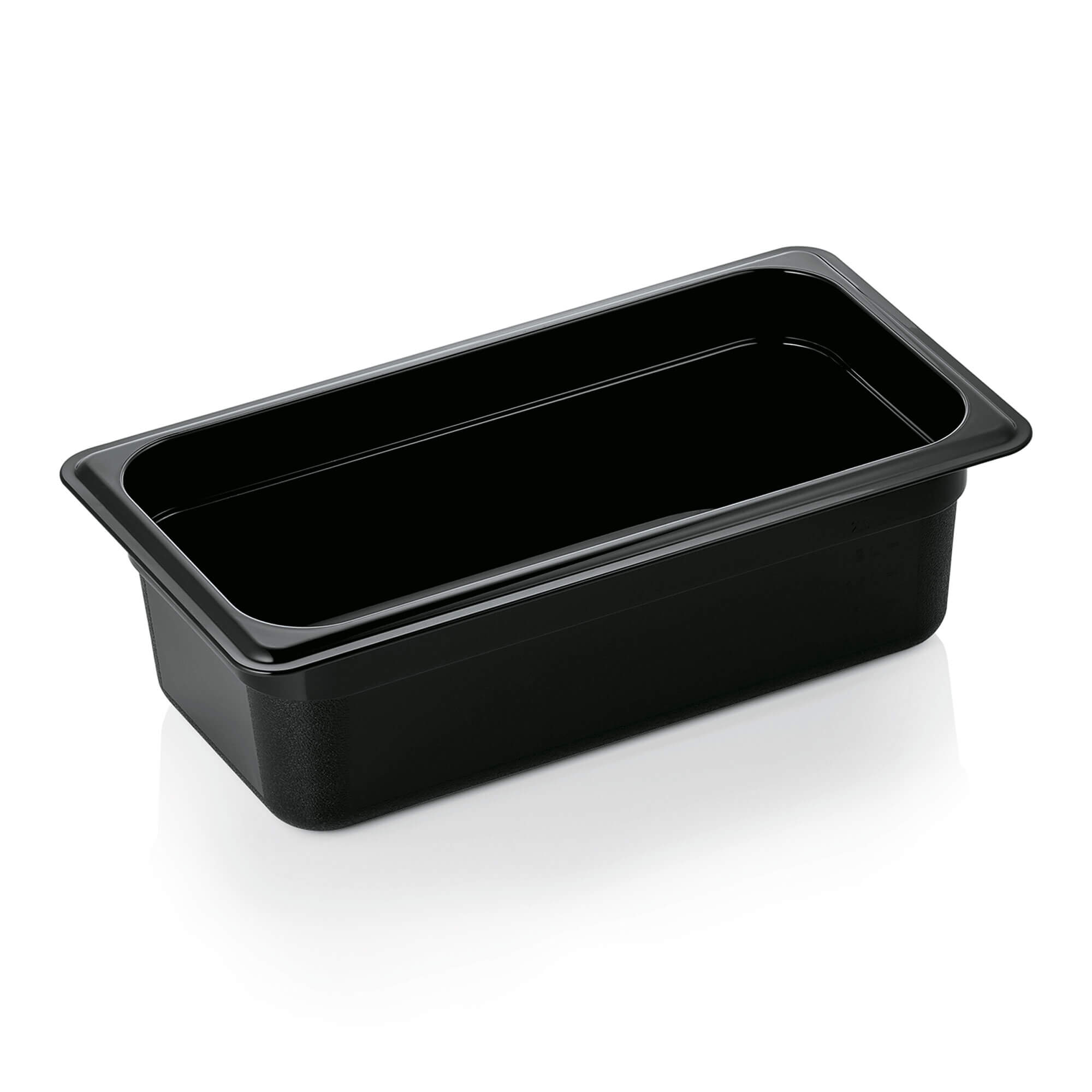 Gastronormbehälter 100mm Tiefe - PC schwarz (GN 1/3)