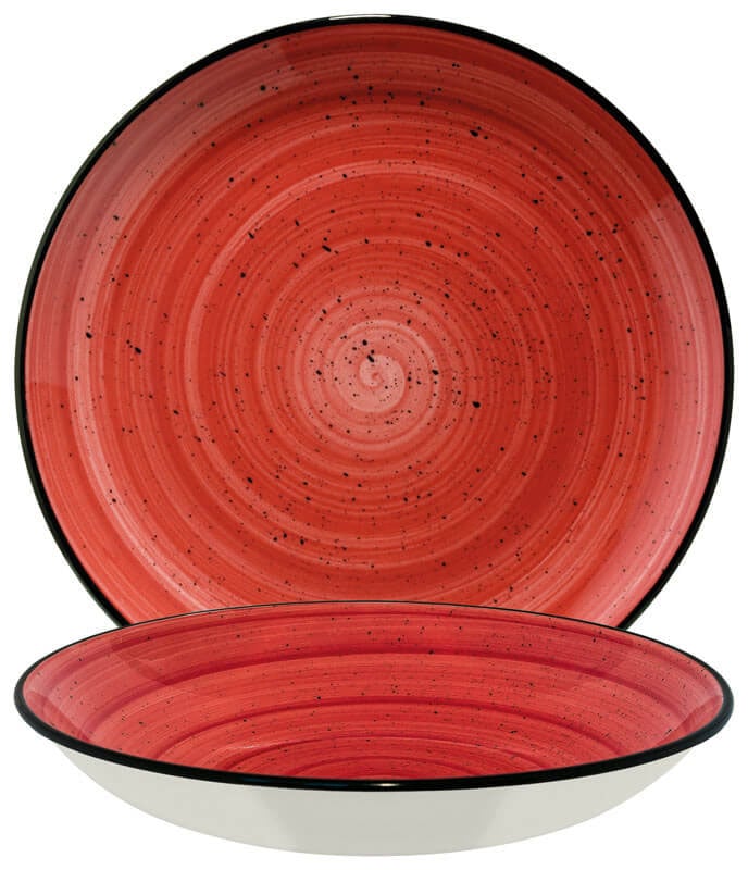 Bonna Aura Passion Gourmet Teller tief 20cm rot - 12 Stück Bonna Aura Passion Gourmet Teller tief 20cm rot - 12 Stück
