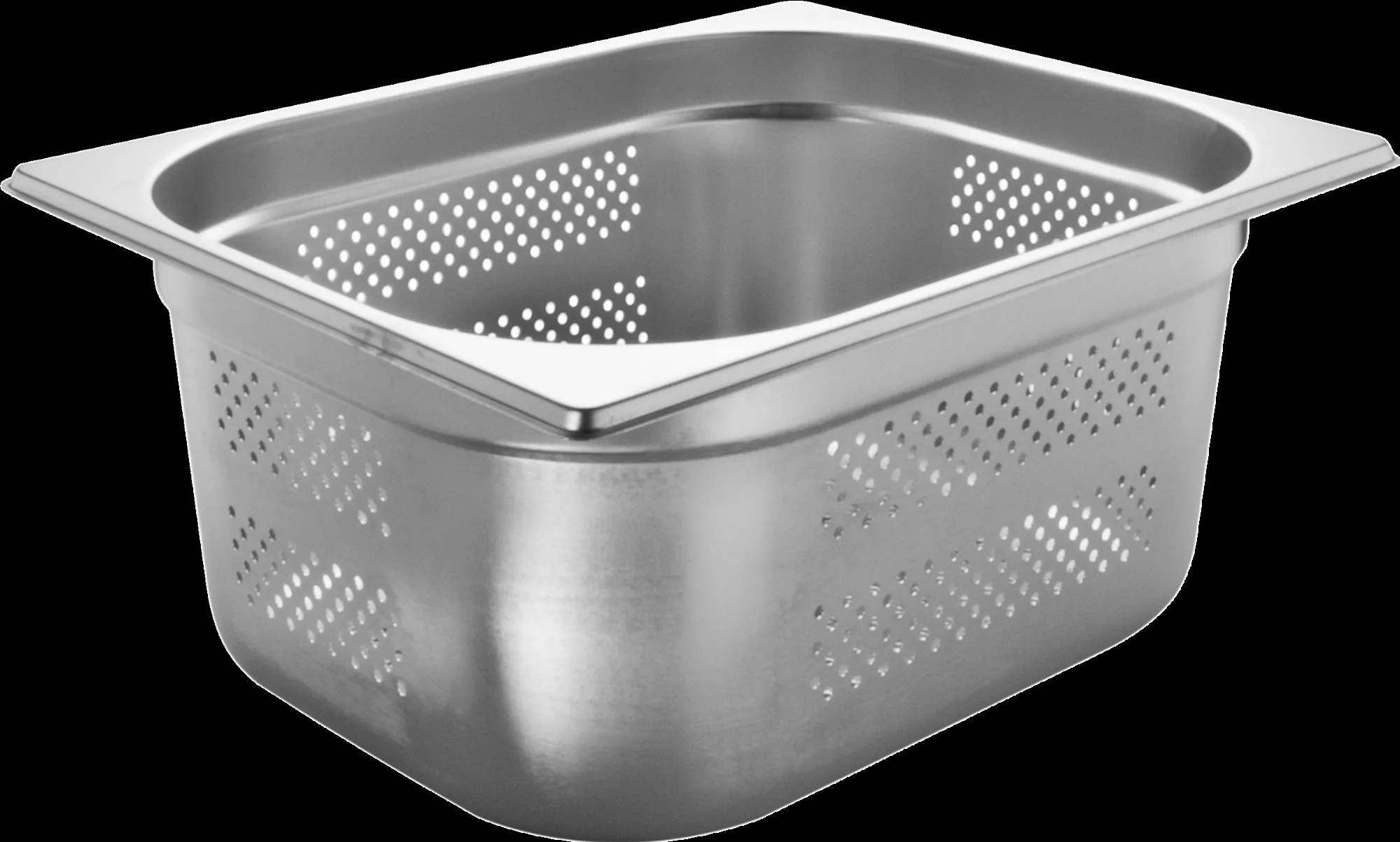 Gastronormbehälter gelocht 150mm Tiefe - Edelstahl (GN 1/2) Gastronormbehälter gelocht 150mm Tiefe - Edelstahl (GN 1/2)