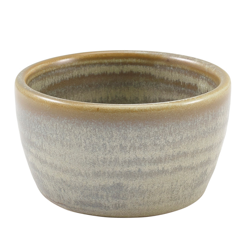 Dipschale Terra Matt Grey – 130 ml (12 Stk.)