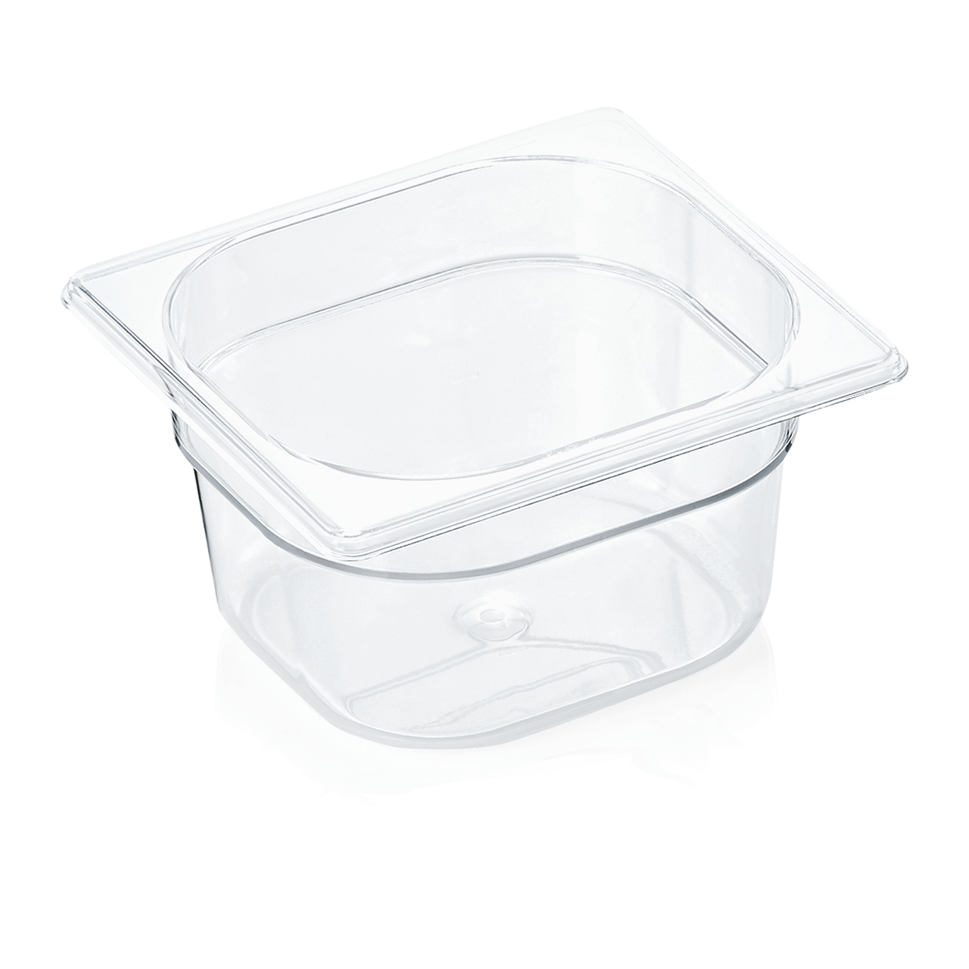 GN 1/6 Behälter mit Skalierung, Polycarbonat transparent - H 10cm (Serie GN 94) GN 1/6 Behälter mit Skalierung, Polycarbonat transparent - H 10cm (Serie GN 94)