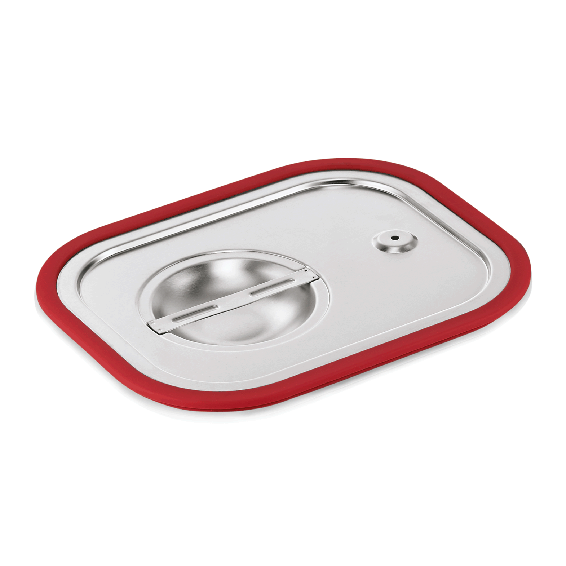 GN 1/2 Transportdeckel, Silikondichtung, CNS (Serie GN CORE)