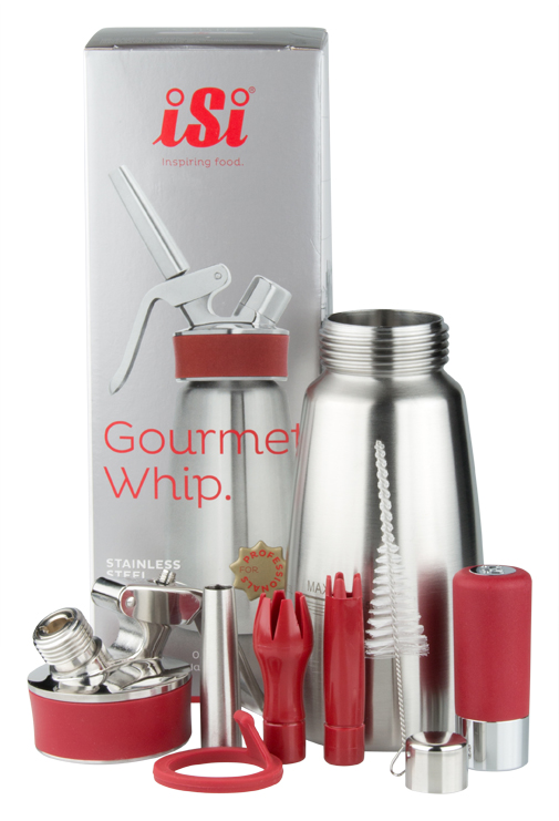 iSi Sahnebereiter "Gourmet Whip PLUS", Edelstahl - 0,25l