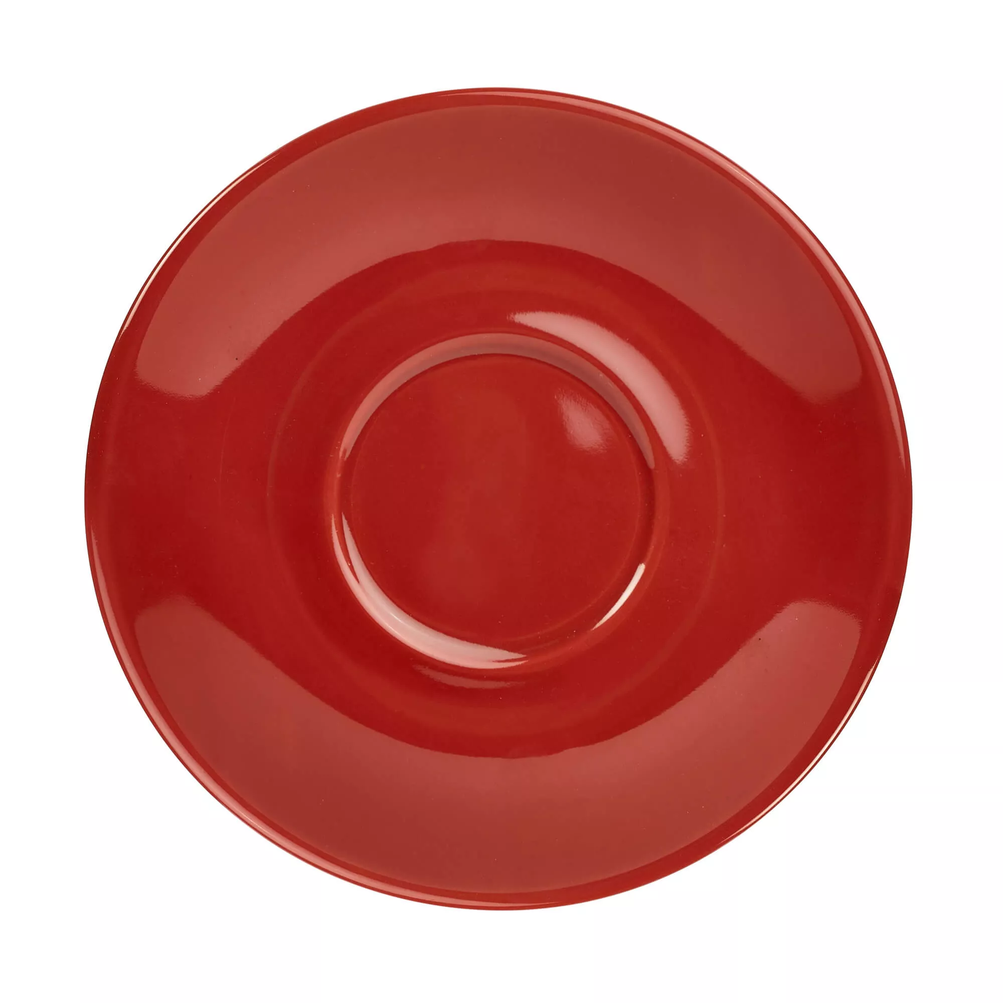 Espresso Untertasse rot - 12cm (6 Stk.) Espresso Untertasse rot - 12cm (6 Stk.)